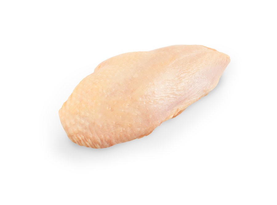 Poitrines de poulet désossé avec peau